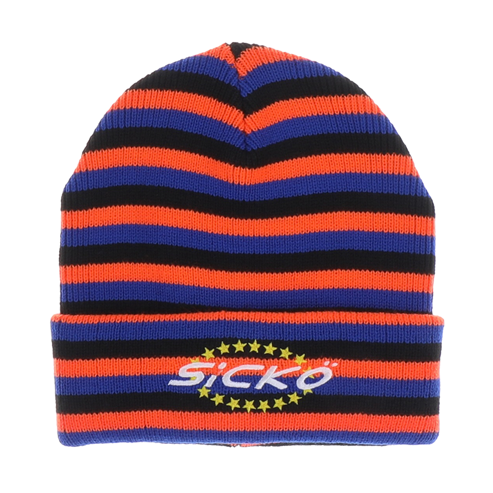 SICKO BORDER KNIT BEANIE / ORG – AFB ONLINE STORE