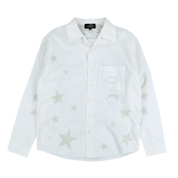 Peace Embroidery Linen Shirts